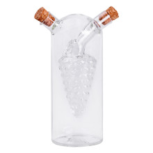 Пляшка для олії та оцту 2 в 1 скляна 380 мл для оливкової, соняшникової олії та оцту HP-34-14 (LG-HP-34-14)