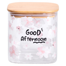 Банка для сипучих продуктів з бамбуковою кришкою 800 мл ємність для сипучих скло HP-34-25 (LG-HP-34-25) Банка для сипучих продуктів з бамбуковою кришкою 800 мл ємність для сипучих скло HP-34-25 (LG-HP-34-25)