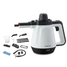 Пароочисник ручний Sokany 1200 Вт з насадками, відпарювач для кухні, меблів та ванної, парове чищення (LG-HP-UR-1) Пароочисник ручний Sokany 1200 Вт з насадками, відпарювач для кухні, меблів та ванної, парове чищення (LG-HP-UR-1)