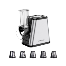 Подрібнювач овочів 5в1 овочерізка 800 Вт з 5 насадками з нержавіючої сталі Sokany SK-06029 (LG-SK-06029) Подрібнювач овочів 5в1 овочерізка 800 Вт з 5 насадками з нержавіючої сталі Sokany SK-06029 (LG-SK-06029)