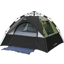 Намет автоматичний тримісний 2 на 2 (м) кемпінговий туристичний LU-016B Чорний (LG-LU-016B) Намет автоматичний тримісний 2 на 2 (м) кемпінговий туристичний LU-016B Чорний (LG-LU-016B)