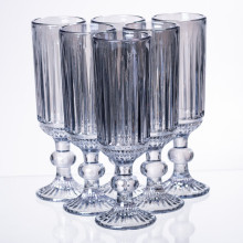 Набір келихів для шампанського 6 штук 160 (мл) Блакитний HP-19-67 (LG-HP-19-67)