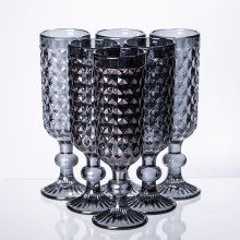 Набір келихів для шампанського 6 штук по 160 (мл) Сірий HP-19-115 (LG-HP-19-115)