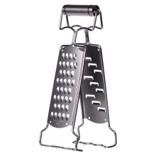 Терка кухонна з нержавіючої сталі  9×4×24 (см) ручна двостороння терка для овочів (LG-HP-8-9)