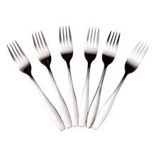 Набір столових виделок 6 штук з нержавіючої сталі 20 (см) Срібло HP-8-18 (LG-HP-8-18)