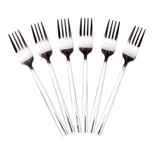 Набір столових виделок 6 штук з нержавіючої сталі 20.5 (см) Срібло HP-8-23 (LG-HP-8-23)