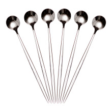 Набір десертних ложок 6 штук нержавіючої сталі 20.5 (см) Срібло HP-8-32 (LG-HP-8-32)