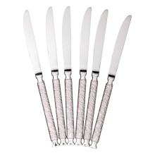 Набір столових ножів 6 (шт)  з нержавіючої сталі 23 (см) Срібло HP-8-37 (LG-HP-8-37)