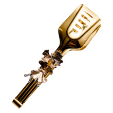 Щипці кухонні металеві 21.5×5 (см) кулінарні щипці для м'яса, риби, гриля кухарські щипці Золотистий HP-8-62 (LG-HP-8-62) Щипці кухонні металеві 21.5×5 (см) кулінарні щипці для м'яса, риби, гриля кухарські щипці Золотистий HP-8-62 (LG-HP-8-62)