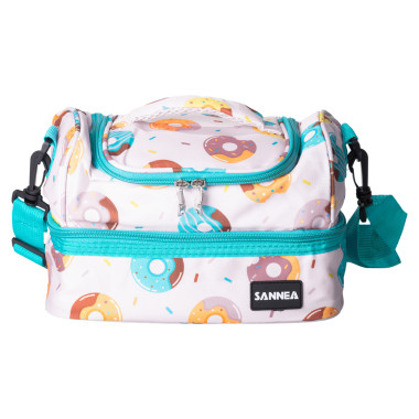 Ланч бег 25×15×15 (см) сумка для їжі в школу термосумка 7 (л) дитяча для ланчу, пікніка Рожевий HP-14-11 (LG-HP-14-11)