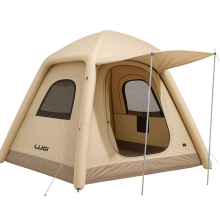 Надувний 3-місний намет 230×230×150 (см) для туризму та риболовлі намет з надувним каркасом Бежевий LU-021 (LG-LU-021) Надувний 3-місний намет 230×230×150 (см) для туризму та риболовлі намет з надувним каркасом Бежевий LU-021 (LG-LU-021)