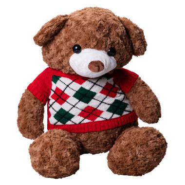 М'яка іграшка-подушка з пледом всередині Ведмідь 110×150 (см) 3 в 1 Коричневий Colorful Home 7146BRR (LG-7146BRR)