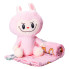 М'яка іграшка-плед, подушка 3 в 1 Лабубу 50 см Рожевий ТМ COLORFUL HOME LAB2P (LG-LAB2P)