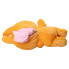 Дитяча м'яка іграшка Лабубу з пледом 54 см плюшева Жовта ТМ COLORFUL HOME LAB3Y (LG-LAB3Y)