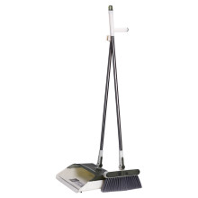 Комплект для прибирання віник (щітка) та совок на довгій ручці 26×23×110 (см) набір совок та щітка для підлоги Зелений HP-35015-9GR (LG-HP-35015-9GR)