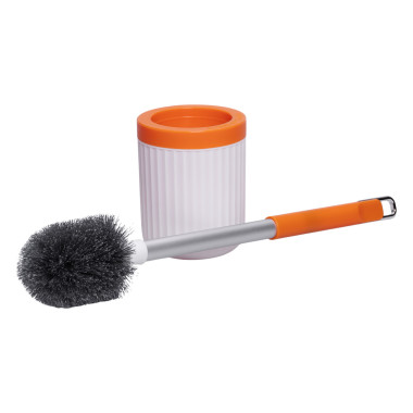 Йоржик для чищення туалету з підставкою 48 (см) йорж щітка для миття унітазу Помаранчевий HP-35015-29O (LG-HP-35015-29O)