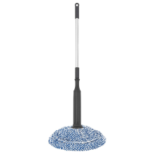 Швабра для миття підлоги універсальна швабра для прибирання кругла Синій HP-35015-44 (LG-HP-35015-44)