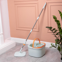 Набір для прибирання швабра з віджимом та відром професійна швабра з відром Зелений HP-35015-46 (LG-HP-35015-46)