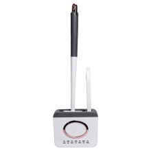 Силіконовий йоржик для туалету настінний 13×5.5×42 (см) йорж для унітазу силіконовий із щіткою йоржик для унітазу HP-35015-48DG (LG-HP-35015-48DG)