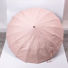 Парасолька механічна з принтом надійна з поліестеру діаметр 99 см Рожева HP-23-3M (LG-HP-23-3M)