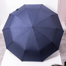 Парасолька автоматична з дерев'яною ручкою класична з поліестеру діаметр 116 см  Синя HP-23-8BL (LG-HP-23-8BL)