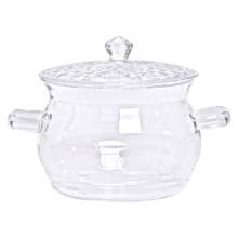 Скляна каструля прозора з кришкою 2 (л) жаростійка HP-33-1 (LG-HP-33-1)