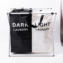 Кошик-органайзер для білизни на каркасі 60 (л) на 2 відділення HP-41-5 (LG-HP-41-5) Кошик-органайзер для білизни на каркасі 60 (л) на 2 відділення HP-41-5 (LG-HP-41-5)