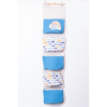 Підвісний органайзер на 5 відділень 20×58 (см) Синій HP-41-13BL (LG-HP-41-13BL)