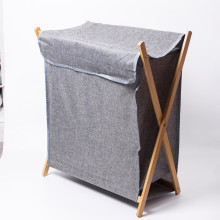 Кошик для білизни на підставці 52×30×60 (см) м'який Сірий HP-41-17 (LG-HP-41-17) Кошик для білизни на підставці 52×30×60 (см) м'який Сірий HP-41-17 (LG-HP-41-17)