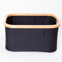 Органайзер для зберігання речей 38×26×18 (см) з бамбуковою рамою 8 (л) HP-41-20 (LG-HP-41-20)