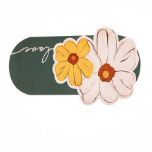 Килимок універсальний овальний вологостійкий Зелений HP-42-15GR (LG-HP-42-15GR)