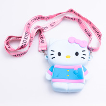 Детская силиконовая сумочка Hello Kitty 13*10*3 см HP-55-1BL (LG-HP-55-1BL)