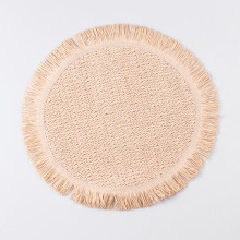 Серветка сервірувальна на стіл кругла Ø38 (см) під тарілки Бежева HP-35-7BE (LG-HP-35-7BE)