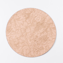 Серветка сервірувальна на стіл кругла Ø38 (см) Бежева HP-35-8BE (LG-HP-35-8BE)