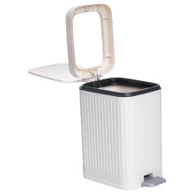 Відро для сміття з педаллю 5л відро для сміття з кришкою і педаллю Білий HP-45-11BE (LG-HP-45-11BE) Відро для сміття з педаллю 5л відро для сміття з кришкою і педаллю Білий HP-45-11BE (LG-HP-45-11BE)