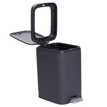 Відро для сміття з педаллю 5л відро для сміття з кришкою і педаллю Сірий HP-45-11G (LG-HP-45-11G) Відро для сміття з педаллю 5л відро для сміття з кришкою і педаллю Сірий HP-45-11G (LG-HP-45-11G)