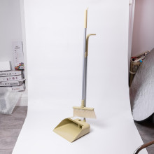 Набір віник і совок на довгій ручці для підлоги 25×24×100 см щітка віник для прибирання Зелений HP-45-15GR (LG-HP-45-15GR)