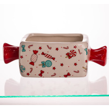 Цукерниця новорічна порцелянова 24×11.5×8 (см) CR-1-22 (LG-CR-1-22)