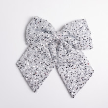 Бант новорічний для декору з паєтками на ялинку 35×45 (см) Сріблястий CR-2-27 (LG-CR-2-27) Бант новорічний для декору з паєтками на ялинку 35×45 (см) Сріблястий CR-2-27 (LG-CR-2-27)