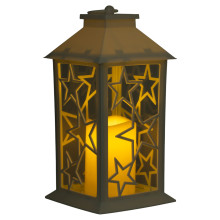 Ліхтар декоративний 14×14×30 (см) підвісний з LED підсвічуванням Білий CR-3-1 (LG-CR-3-1) Ліхтар декоративний 14×14×30 (см) підвісний з LED підсвічуванням Білий CR-3-1 (LG-CR-3-1)