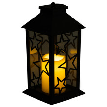 Ліхтар декоративний 14×14×30 (см) підвісний з LED підсвічуванням Чорний CR-3-2 (LG-CR-3-2) Ліхтар декоративний 14×14×30 (см) підвісний з LED підсвічуванням Чорний CR-3-2 (LG-CR-3-2)