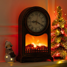 Декоративний камін-годинник LED-підсвічування USB 14.5×12×27 (см) CR-3-5 (LG-CR-3-5) Декоративний камін-годинник LED-підсвічування USB 14.5×12×27 (см) CR-3-5 (LG-CR-3-5)