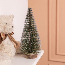 Новорічна настільна ялинка засніжена Стріла 25 см на дерев'яній підставці SOK-М-12-1 (LG-SOK-М-12-1) Новорічна настільна ялинка засніжена Стріла 25 см на дерев'яній підставці SOK-М-12-1 (LG-SOK-М-12-1)