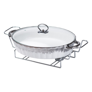 Мармітниця 2 л настільна овальна з кришкою HP1024 (LG-HP1024)