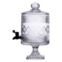 Лимонадниця з краном на підставці скляна 4,5 л HP-19-4 (LG-HP-19-4)