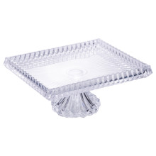 Тортівниця прямокутна на ніжці 30×25×13 (см) скляна HP-19-147 (LG-HP-19-147)