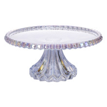 Тортівниця на ніжці Ø26 см скляна кругла HP-19-148 (LG-HP-19-148)