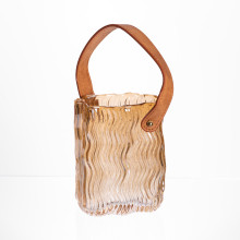 Ваза сумочка з ручкою 12×8.5×16 (см) декоративна Коричневий HP-19-154-1 (LG-HP-19-154-1) Ваза сумочка з ручкою 12×8.5×16 (см) декоративна Коричневий HP-19-154-1 (LG-HP-19-154-1)