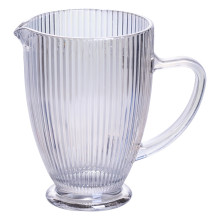 Глечик скляний 1,2 л ребристий фігурний HP7118RB (LG-HP7118RB) Глечик скляний 1,2 л ребристий фігурний HP7118RB (LG-HP7118RB)