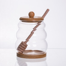 Медовниця скляна з кришкою і ложкою 350 (мл) 64486-7 (LG-64486-7) Медовниця скляна з кришкою і ложкою 350 (мл) 64486-7 (LG-64486-7)